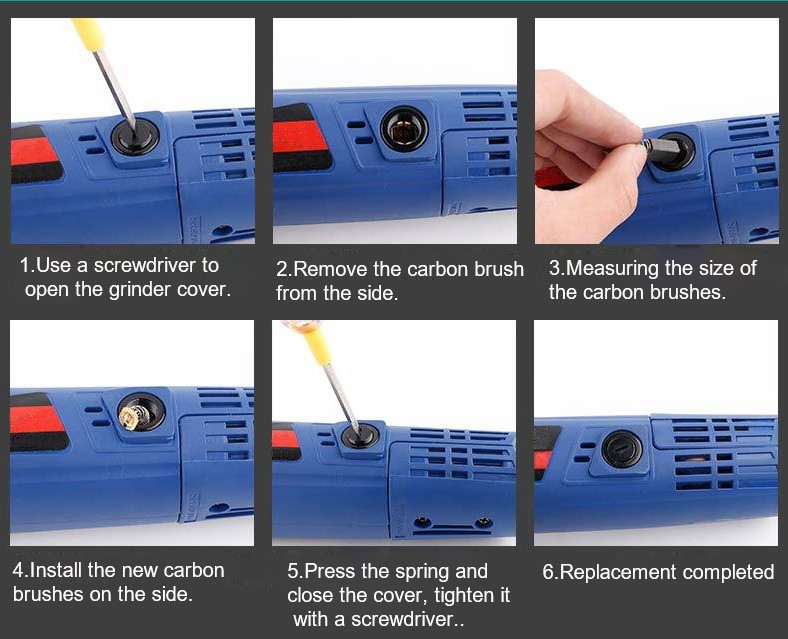 GWS 6-100 Carbon Brush For Bosch Angle Grinders GWS 6-100 Carbon Brush For Bosch Angle Grinders